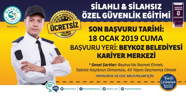 Özel Güvenlik Eğitimi Kayıtları Başladı