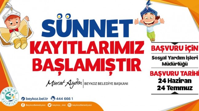 Beykoz’da Sünnet Kayıtları Başladı