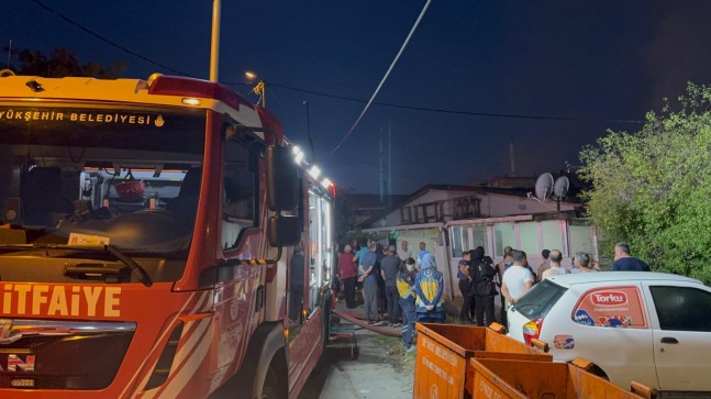 Beykoz Yenimahalle’de yangın