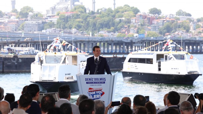 İBB’DEN BEYKOZ’A 3 MODERN DENİZ DOLMUŞU