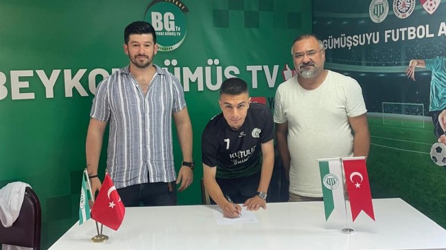 GÜMÜŞSUYUSPOR SİFTAHI YUSUF BİNİCİ İLE YAPTI